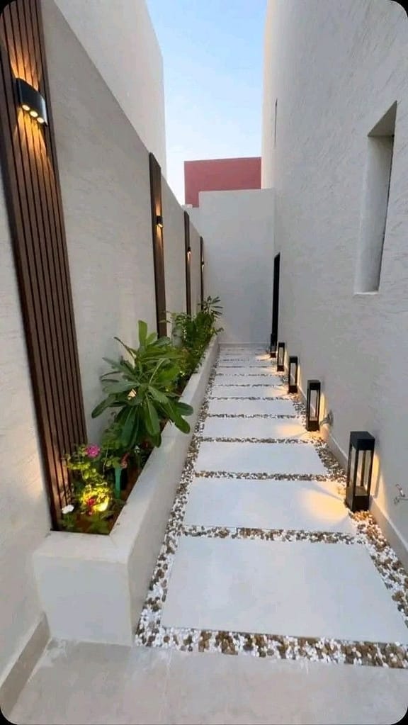 تنسيق مداخل فلل