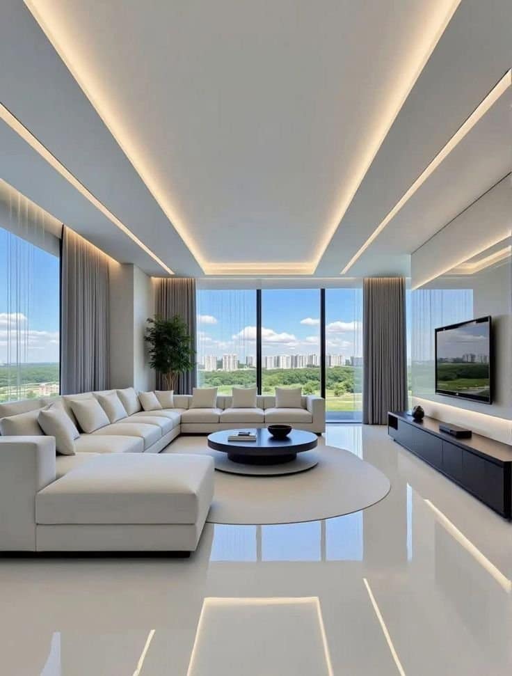 ديكورات فلل مودرن